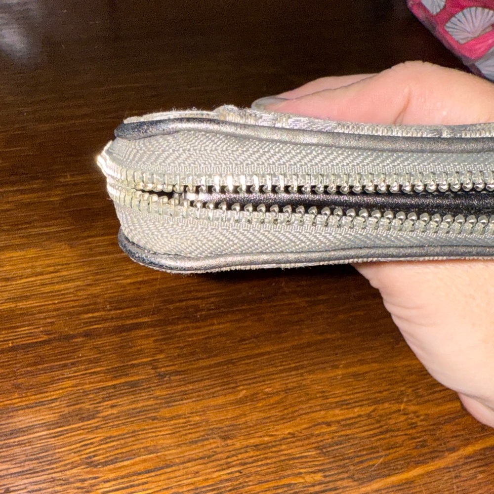 Coach Silver Logo Wallet - Picture 7 of 9